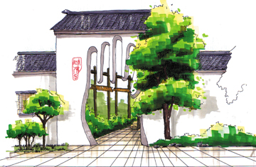 山西陽(yáng)泉花果山生態(tài)美食城設(shè)計(jì)